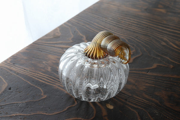 琉球ガラス　かぼちゃ　インテリア 本日は、ハロウィン🎃👻 店内にはおばけ👻やカボチャ🎃がいますよ