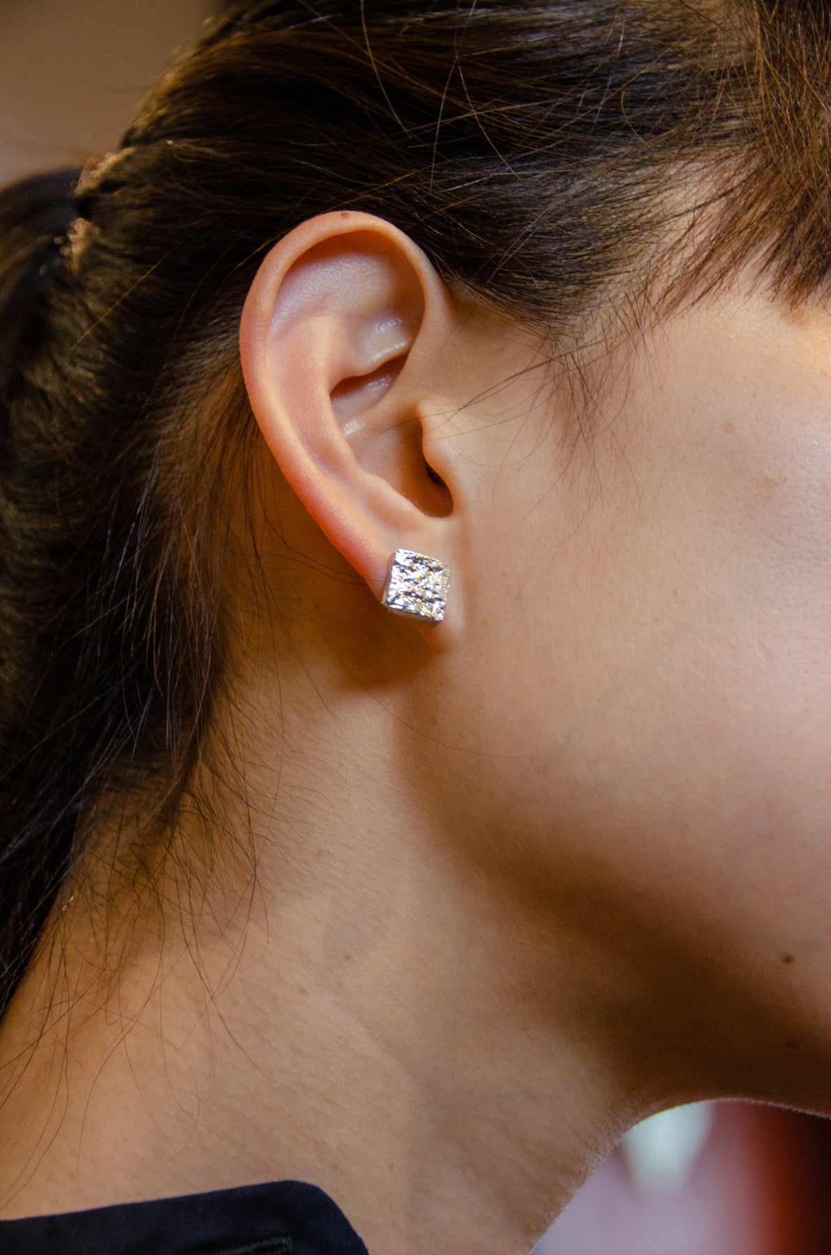 錫 いはだのピアス/イヤリング スクエア – 大寺幸八郎商店