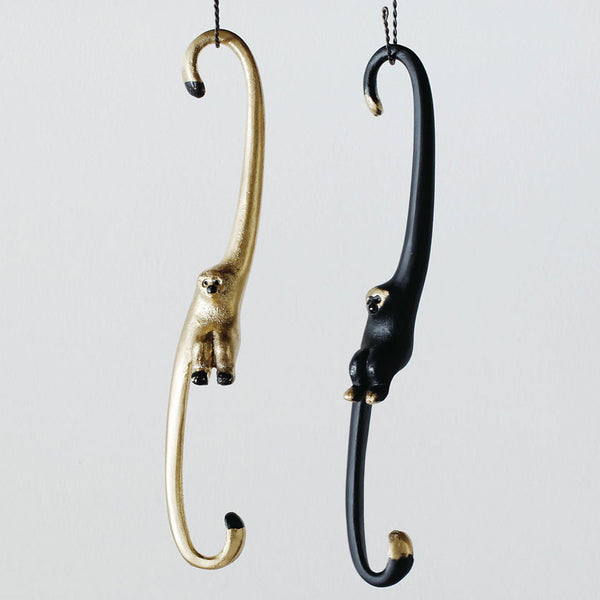 さるのてフック 真鍮 黒/真鍮 肌 – 大寺幸八郎商店